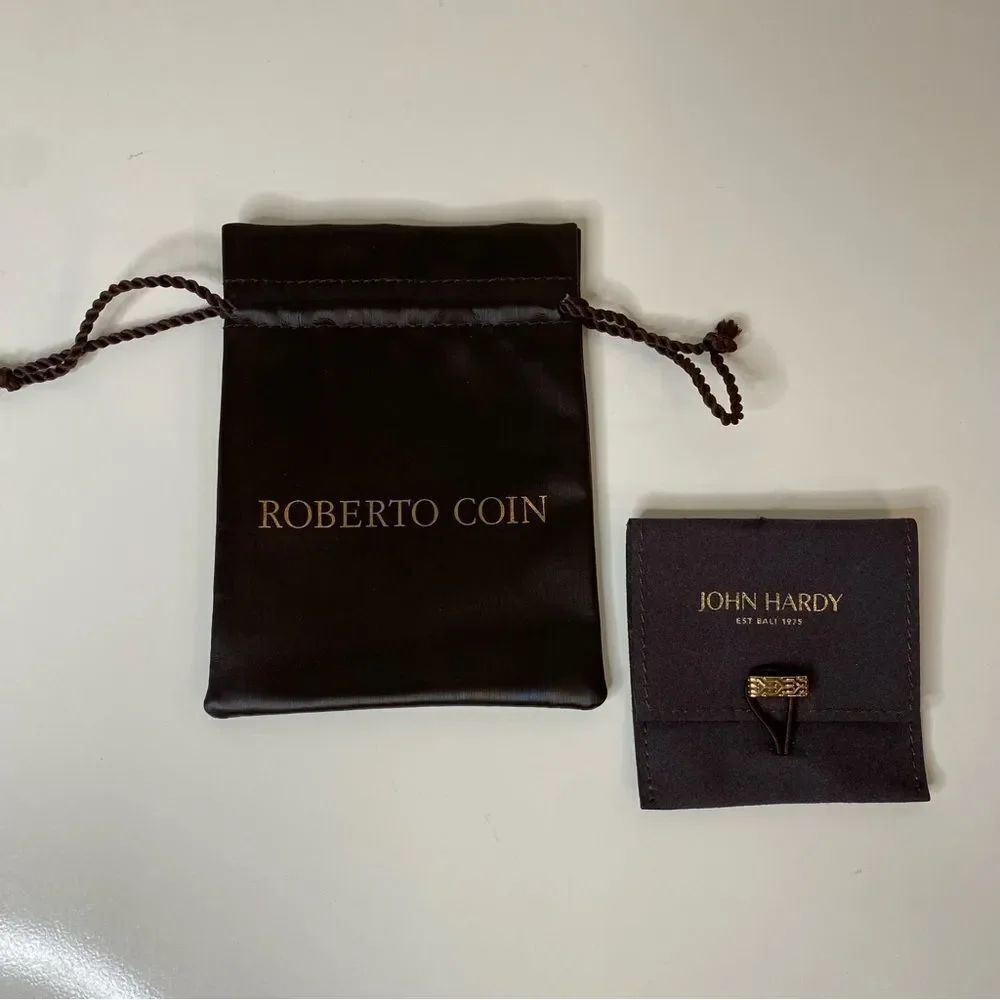 Roberto Coin and John Hardy Jewelry Pouches